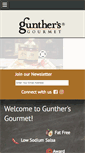 Mobile Screenshot of gunthersgourmet.com